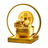 نافورة العملات والضفدع 